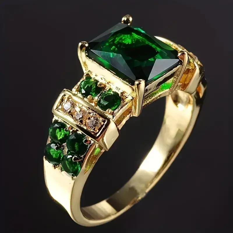 Gull Smaragd Multi-Stone Ring