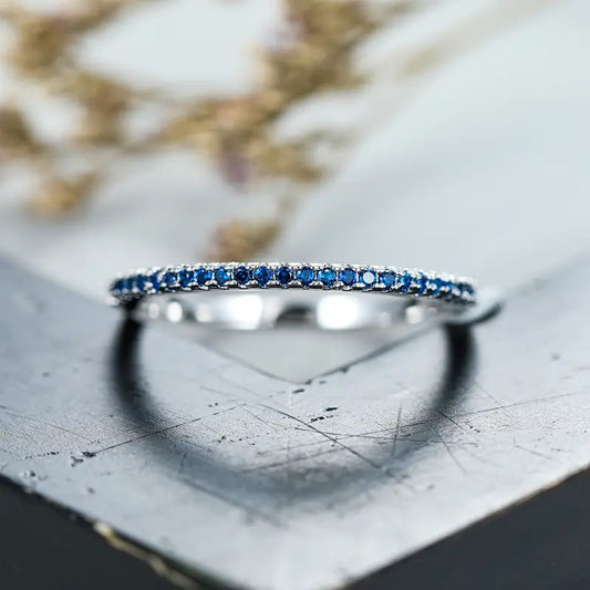 Soraya Azurith Ring | Hvitt Gull