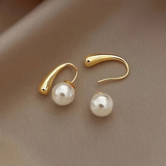 Minimalistisk Arc Perle øredobber