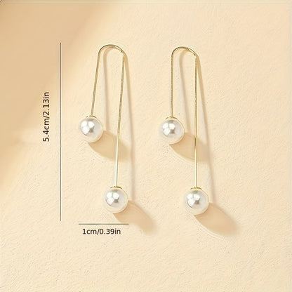 Radiant Perle Statement Øredobber