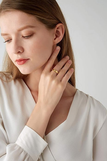 Promise Bånd Ring | Gull