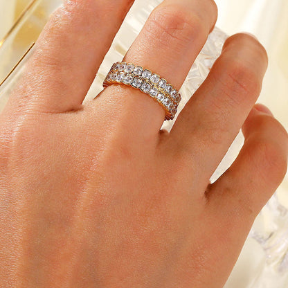 Cassandra Studded Gull Ring