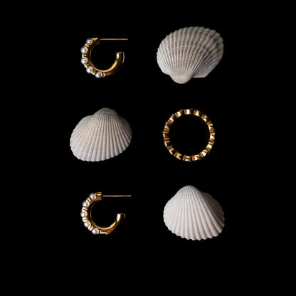 Mother-of-Pearl Bedje Øredobber