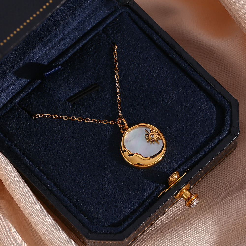 Evangeline Lunar Gull Halskjede