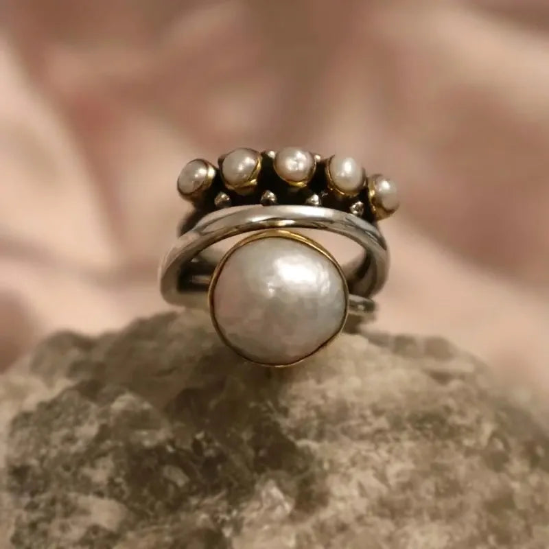 Perle Stacking Ringer Sett