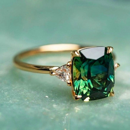 Gull Cushion Solitaire Ring